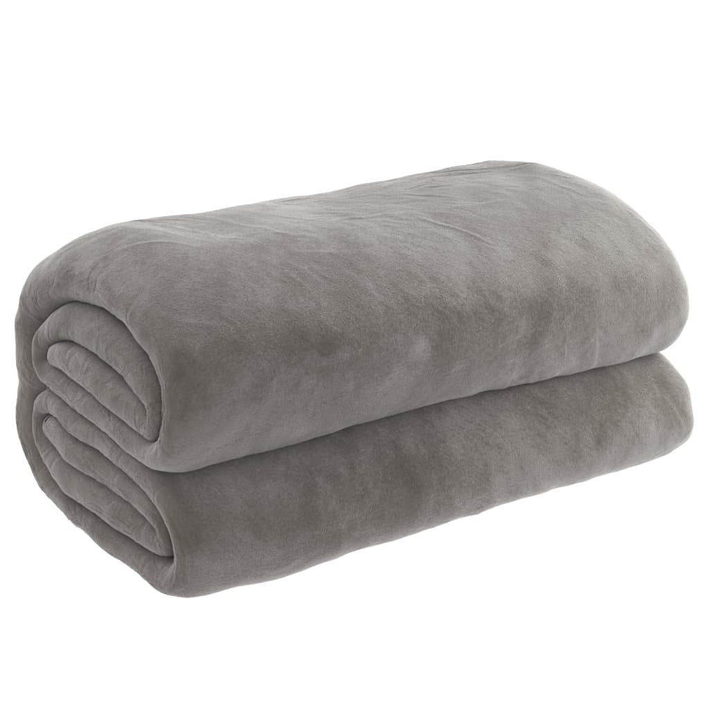 Couverture lestée avec housse Gris 200×225 cm 13 kg Tissu