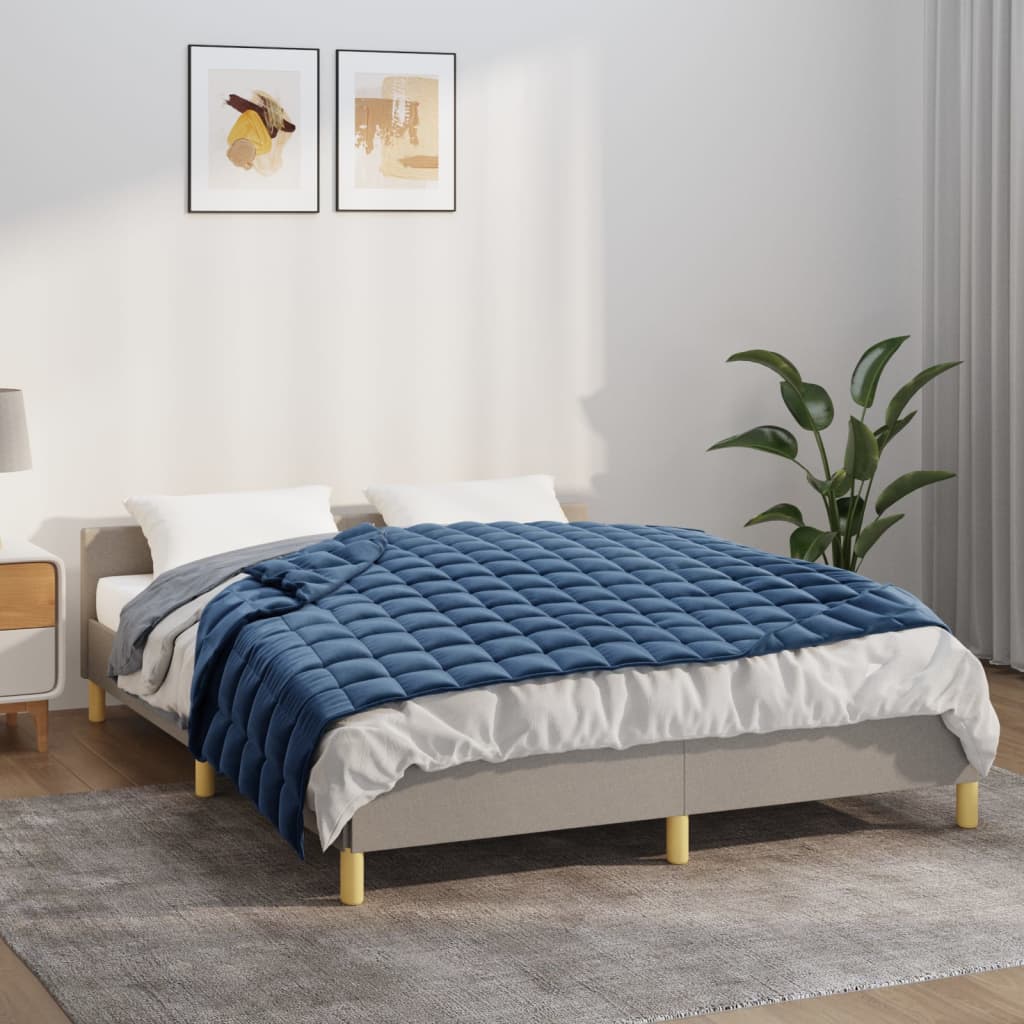 Couverture lestée Bleu 122×183 cm 5 kg Tissu